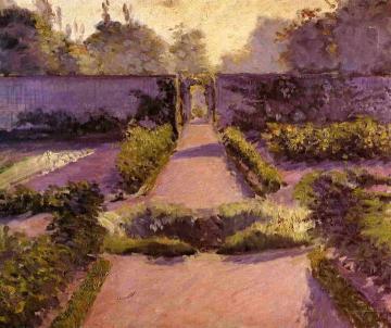 The Kitchen Garden, Yerres Artwork by Gustave Caillebotte