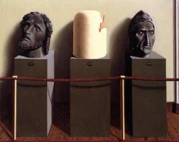 L'éternité Artwork by Rene Magritte