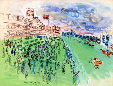 Ascot Artwork by Raoul Dufy