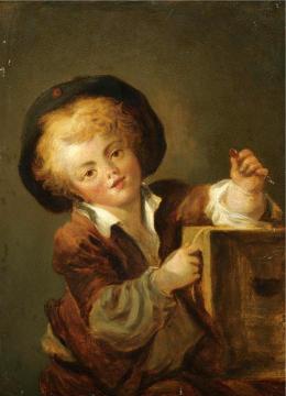 A Little Boy With A Curiosity Artwork by Jean Honore Fragonard