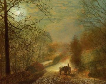 Forge Valley, Near Scarborough Artwork by John Atkinson Grimshaw