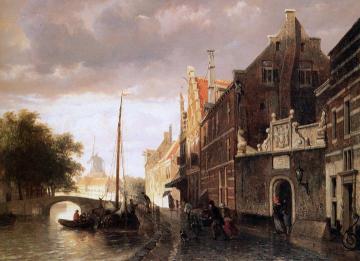 Weeshuis in Kampen Artwork by Cornelius Springer