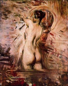 In the Bath Artwork by Giovanni Boldini