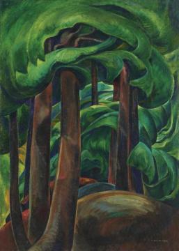 Western Forest Artwork by Emily Carr
