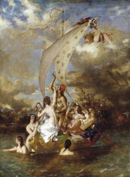 Youth On The Prow, And Pleasure At The Helm Artwork by William Etty