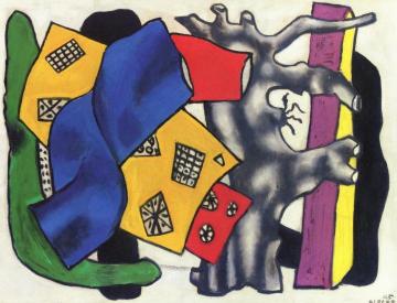 The Grey Root Artwork by Fernand Léger