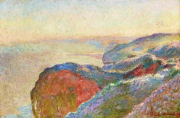 At Val Saint-Nicolas near Dieppe, Morning Artwork by Claude Oscar Monet