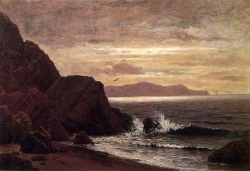 Point Lobos from Fort Point Artwork by Raymond Dabb Yelland