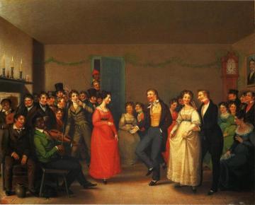 Rustic Dance After a Sleigh Ride Artwork by William Sidney Mount
