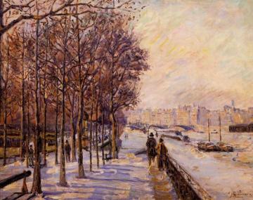 Place Valhubert Artwork by Armand Guillaumin