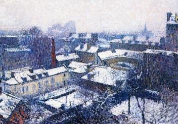 The Roofs Of Paris, View From The Studio Of Henri Martin Artwork by Henri Martin