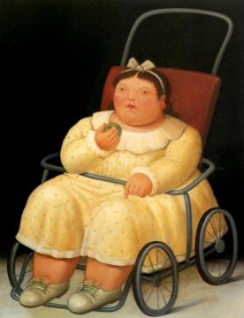 Girl Artwork by Fernando Botero