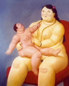 Maternity Artwork by Fernando Botero