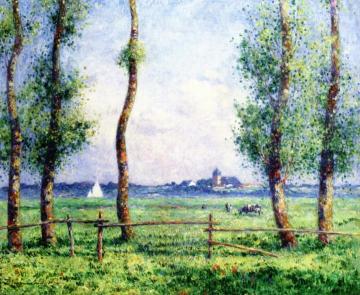 Landscape by the Sea Artwork by Ferdinand du Puigaudeau