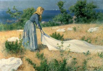 Laundry Drying Artwork by Elin Kleopatra Danielson-gambogi