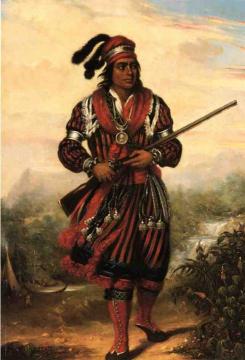 Portrait of a Seminole Chief, North America Artwork by Stuart Westmacott