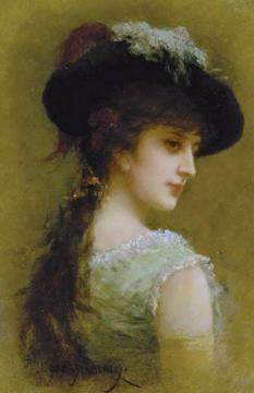 The Black Hat Artwork by Emile Eisman-Semenowsky