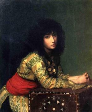 Egyptian Girl Artwork by Jean Leon Gerome
