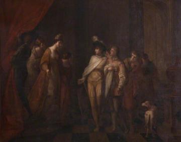 Ulysses Discovering Achilles Artwork by Angelica Kauffmann