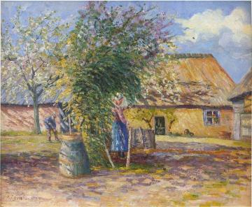 Farm in the Country Artwork by Gustave Loiseau