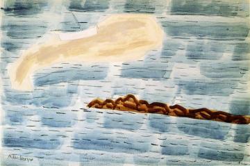 Sandspit And Jetty Artwork by Milton Avery