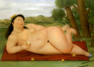 Colombiana Artwork by Fernando Botero