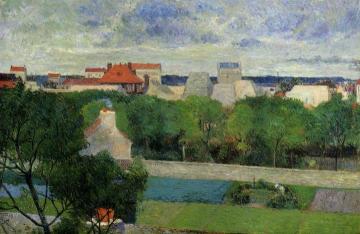 The Market Gardens of Vaugirard Artwork by Paul Gauguin