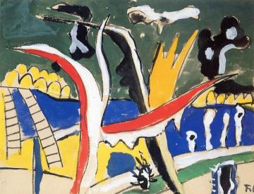 Landscape Artwork by Fernand Léger