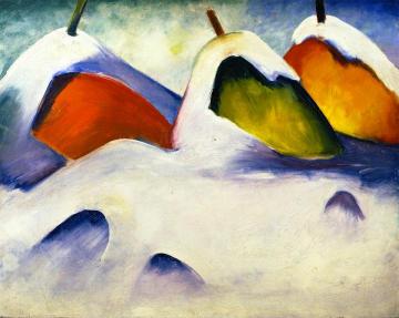 Haystacks in the Snow Artwork by Franz Marc