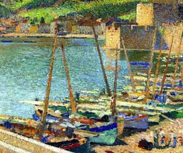 Bateaux de Peche de Collioure Artwork by Henri Martin