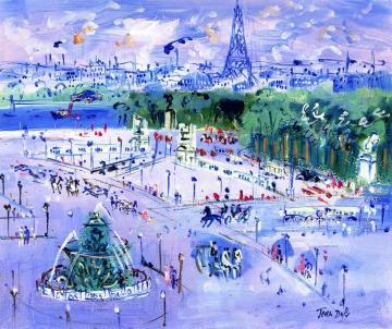 Place De La Concorde Artwork by Jean Dufy