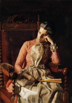 Portrait Of Amelia C Van Buren Artwork by Thomas Eakins