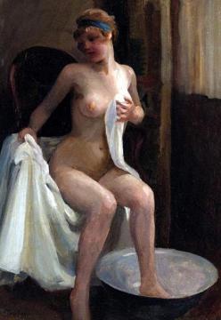 The Bather Artwork by Emil Pap