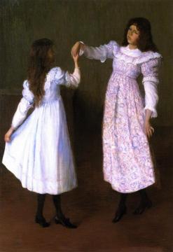 Children Dancing, II Artwork by Lilla Cabot Perry