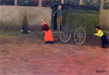 The Cart Artwork by Camille Bombois