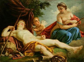 Diana And Endymion Artwork by Louis Jean François Lagrenée