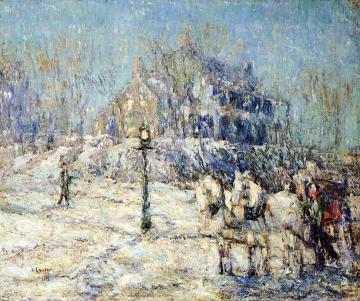 The Dyckman House Artwork by Ernest Lawson