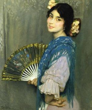 Mercedes Artwork by Francis Luis Mora