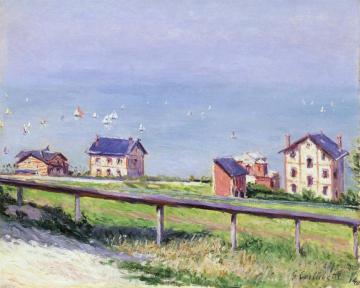 Boats at Trouville Artwork by Gustave Caillebotte