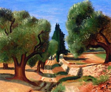 Road among the Olive Trees in Provence Artwork by Andre Derain