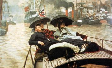 The Thames Artwork by James Tissot