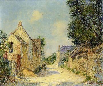 Village Street, Vaudreuil Artwork by Gustave Loiseau
