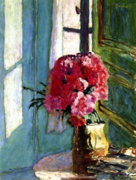 Carnations Artwork by Pierre Bonnard