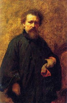 Self Portrait Artwork by Eastman Johnson