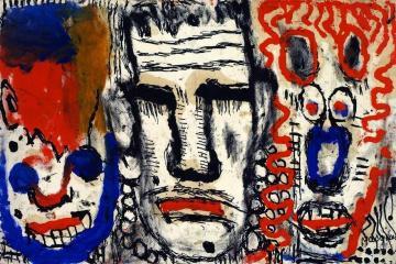 Masks Artwork by Louis Soutter