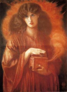Pandora Artwork by Dante Gabriel Rossetti
