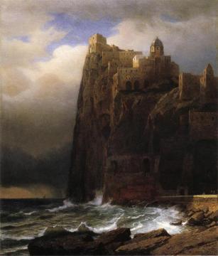 Coastal Cliffs Artwork by William Stanley Haseltine