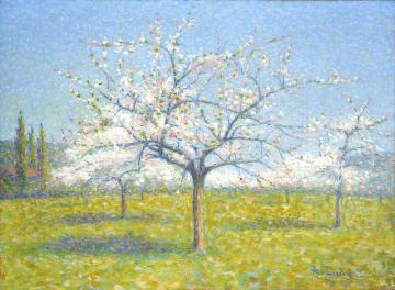 Les Amandiers Artwork by Achille Lauge