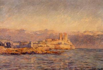 The Castle in Antibes Artwork by Claude Oscar Monet