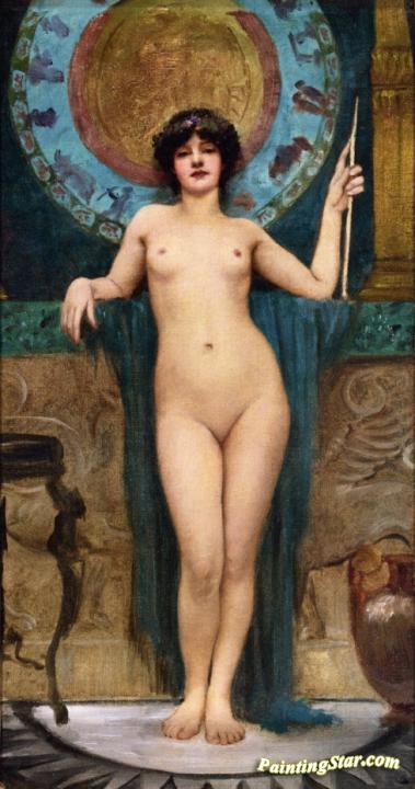Study Of Campaspe Artwork by John William Godward